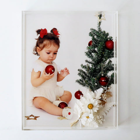 Photo & Dried Flower Frame