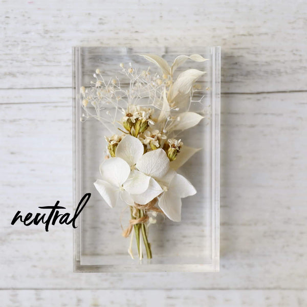 Handmade Neutral Flower Box. Handmade unique gifts Australia.