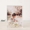 Handmade Photo Flower Frame. Handmade perplex gifts, made in Australia.
